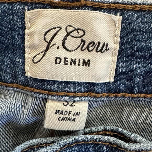 J Crew Blue Denim Jeans 10” High-Rise Toothpick size 32 - Picture 10 of 10